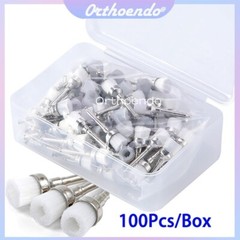 Dental Polishing Brushes Prophy Brush Nylon Bowl Flat Shape Latch Type RA Polish