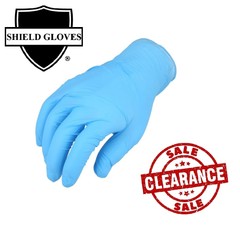 1000 Blue Nitrile Powder-Free Disposable Gloves Medium 3 MIL Finger-Textured