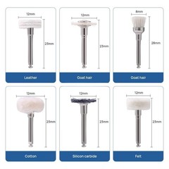 牙科复合抛光套件 RA 精加工和抛光适用于低速手机-