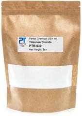 Titanium Dioxide Cosmetic Grade Pigment Colorant Resealable Pouch PTR-630 8 oz