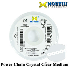 1pcs Dental Power Chain Clear Medium Elastic 4.5m Orthodontic Tooth Roll Morelli