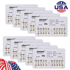 Dental Orthodontics Brackets Brace Mini Roth.022 Hooks 3 Metal 20pcs/pack DL